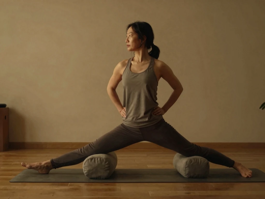 Illustration of a restorative reclined posture